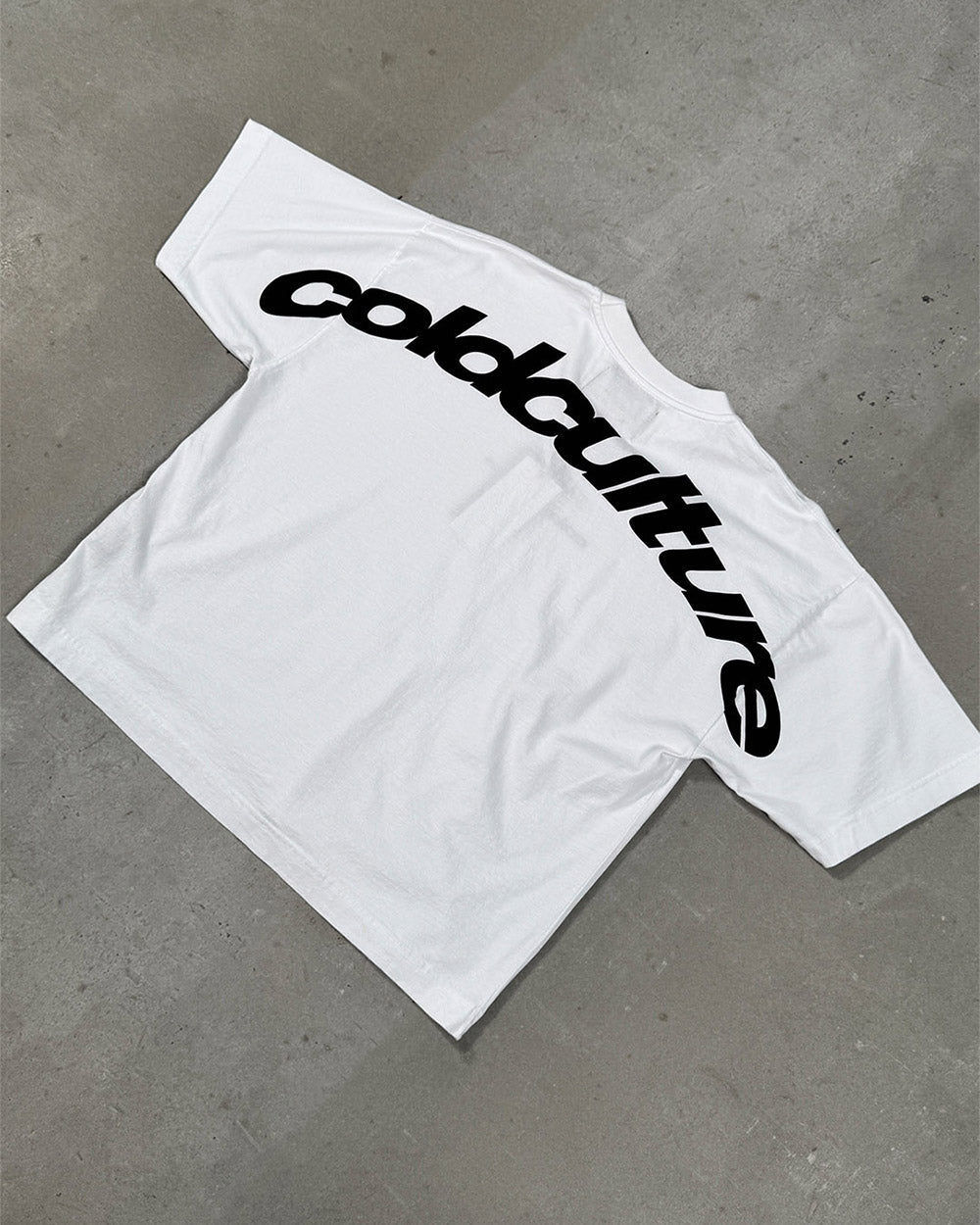 CURVED TEE WHITE