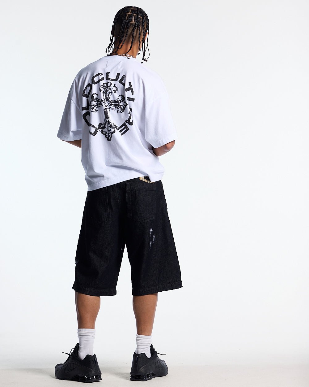 DISCHARGE TEE WHITE