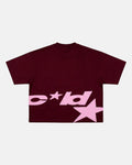DISTRESS DEFENSE TEE BURGUNDY