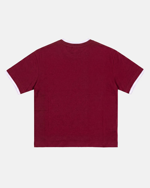 DOUBLE TEE BURGUNDY