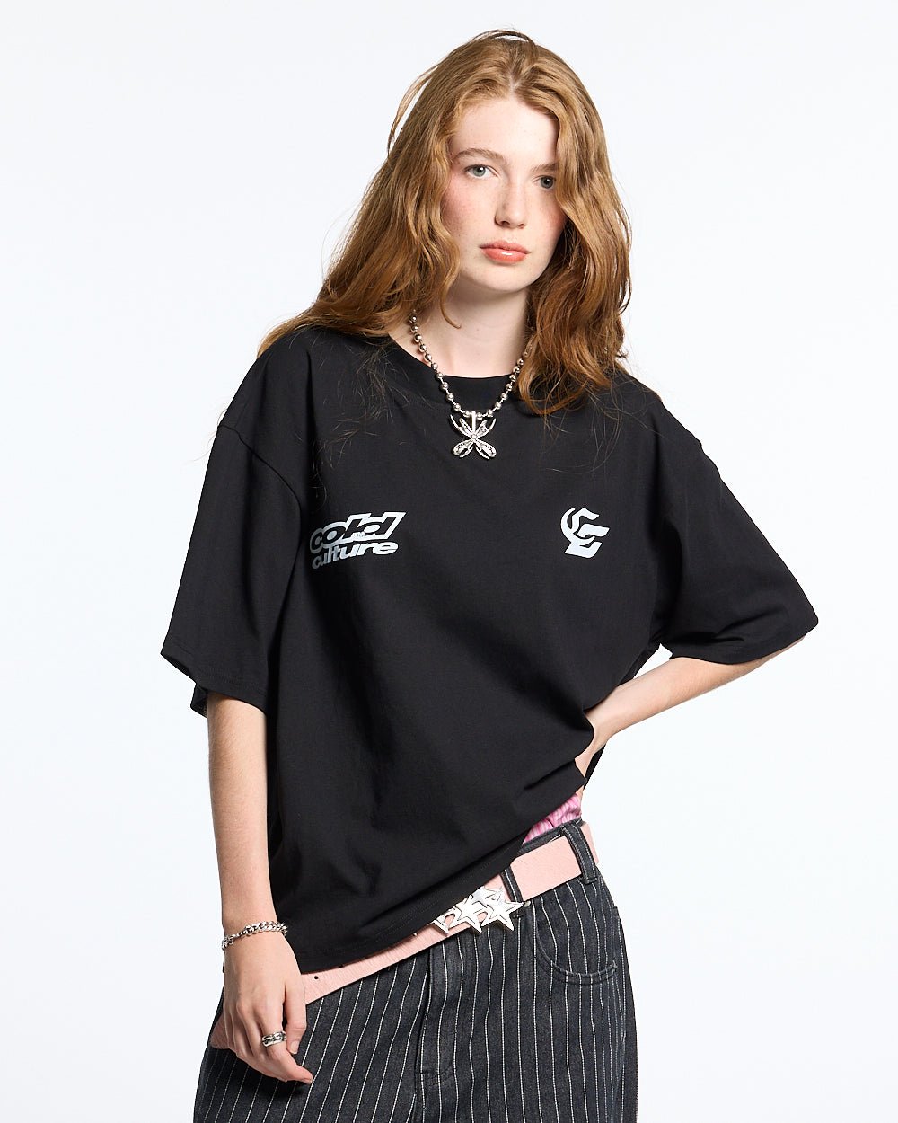 DRIVING MIRROR TEE BLACK