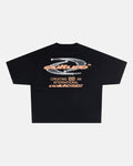 DYNAMIC TEE BLACK AND ORANGE