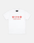 FIVE STARS TEE WHITE