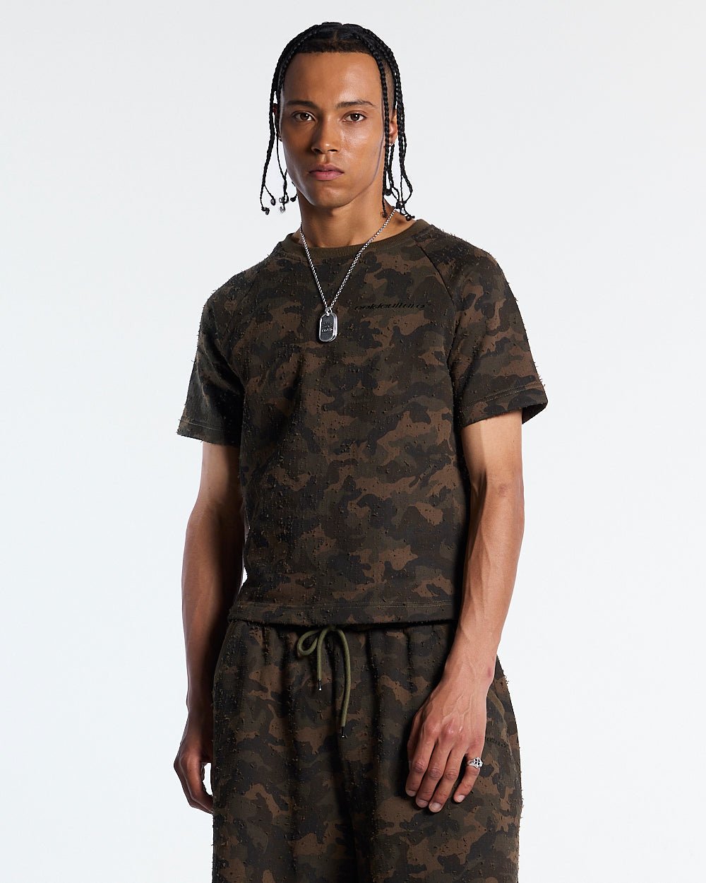 FRONT LINE TEE GREEN