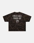 FRONT LINE TEE GREEN
