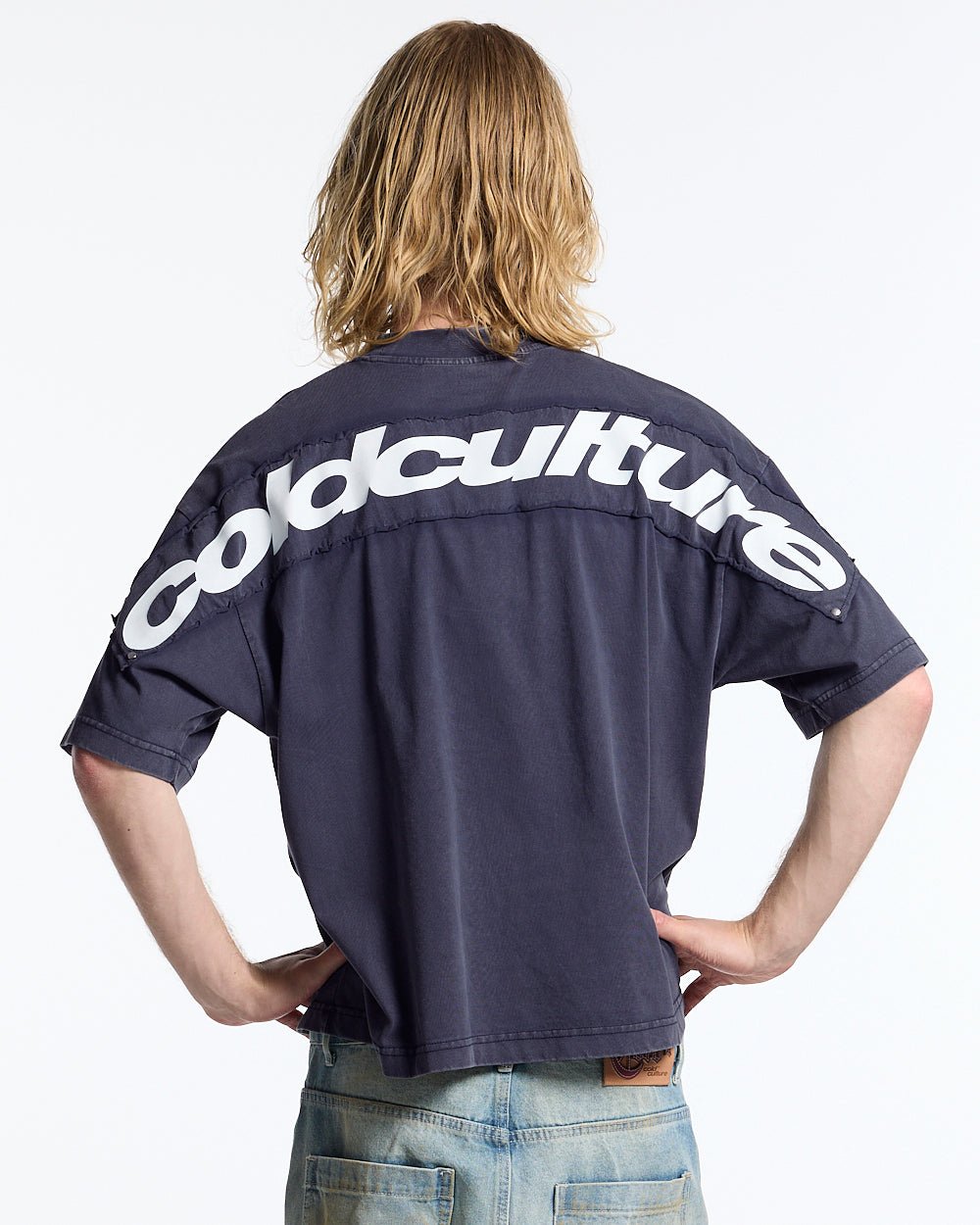 FULL ON WASHED TEE BLUE