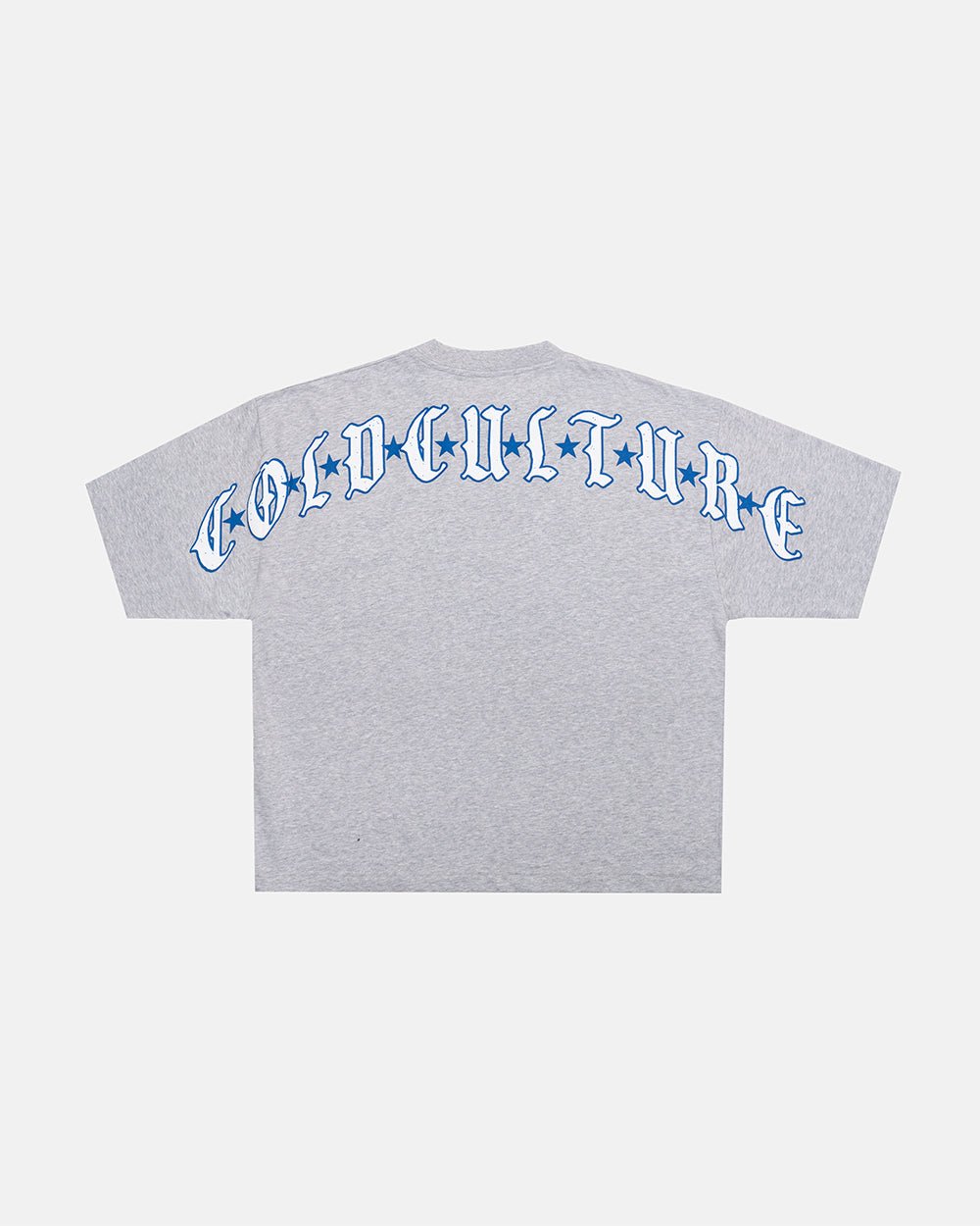 GOTHIC CURVED TEE GREY