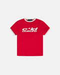 HARPER TEE RED AND WHITE