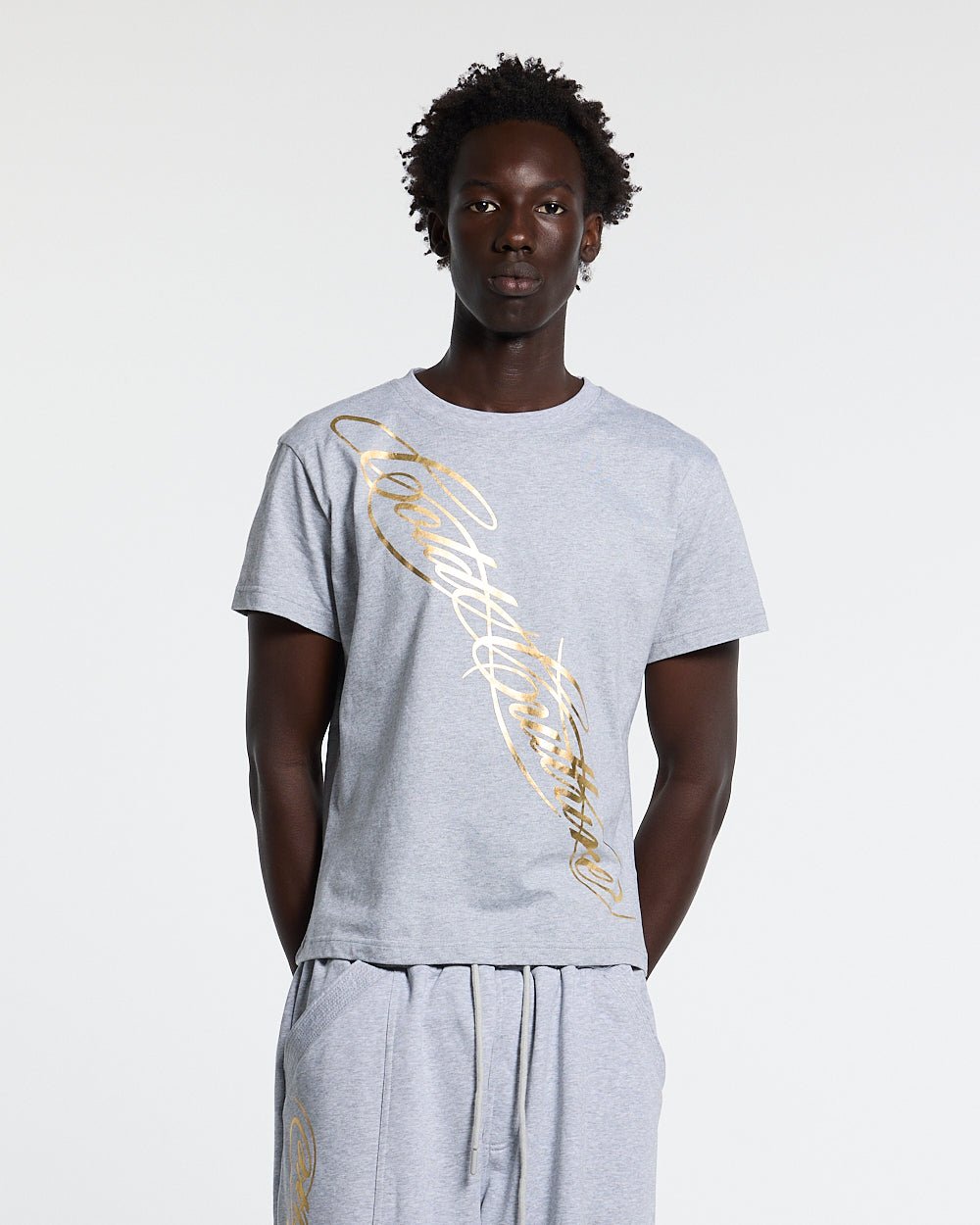 ICON TEE HEATHER GREY