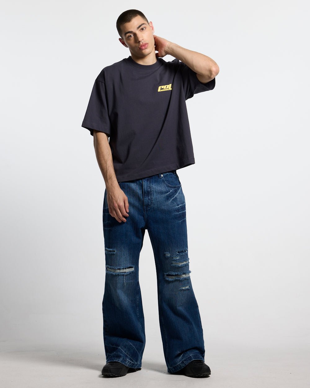 JET SKI TEE DARK GREY