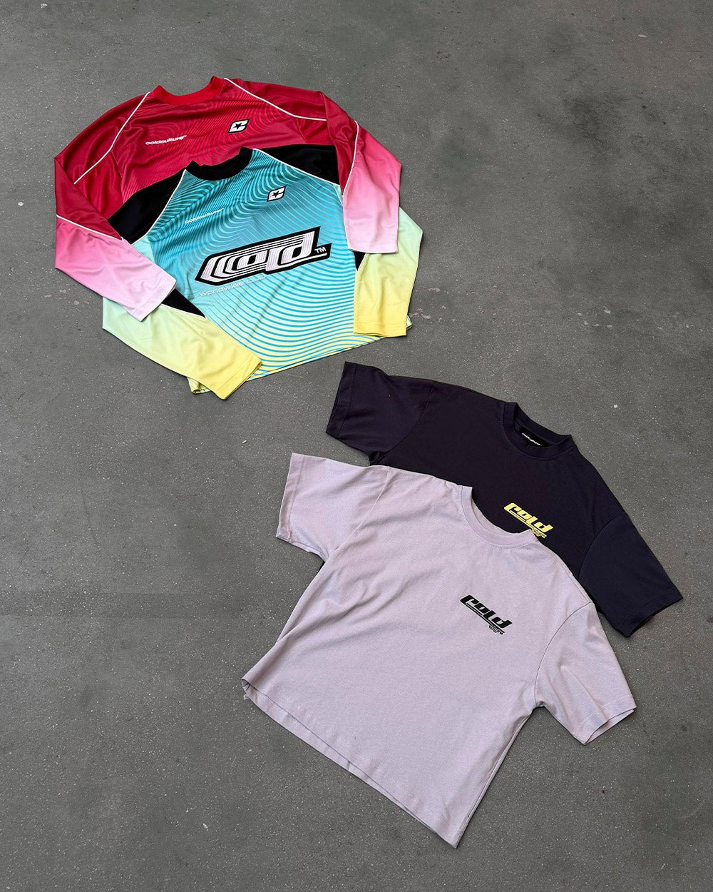 JET SKI TEE LIGHT GREY
