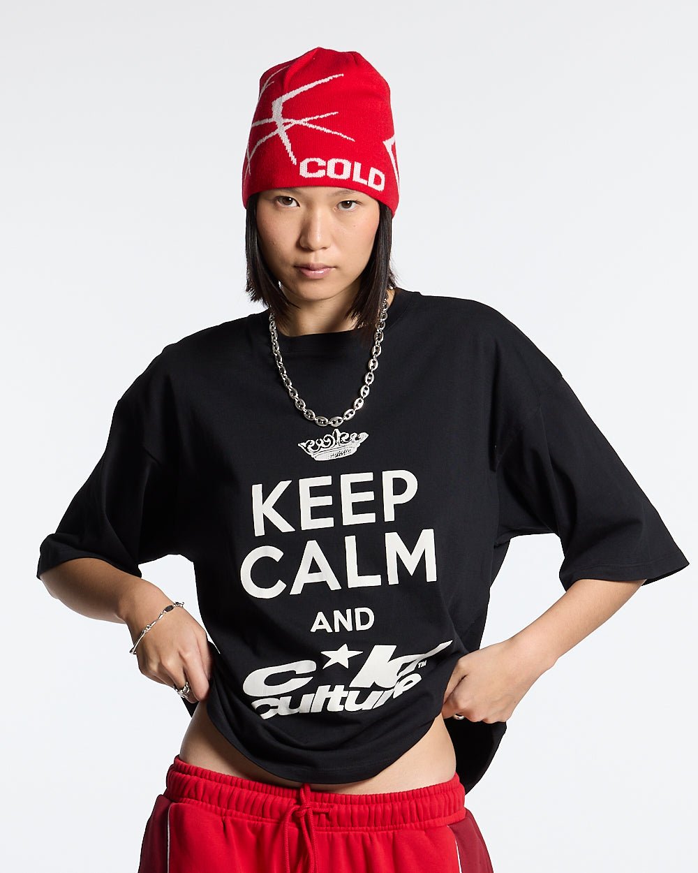 KEEP CALM TEE BLACK