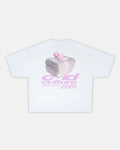 LACE UP TEE WHITE