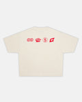 LET'S BOUNCE TEE WHITE