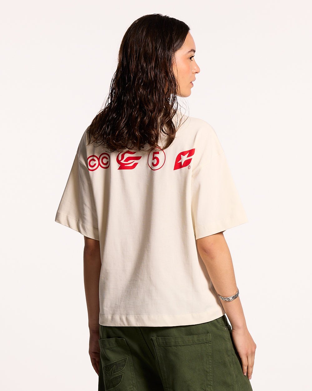 LET'S BOUNCE TEE WHITE
