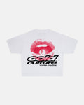 LIP COMBO TEE WHITE
