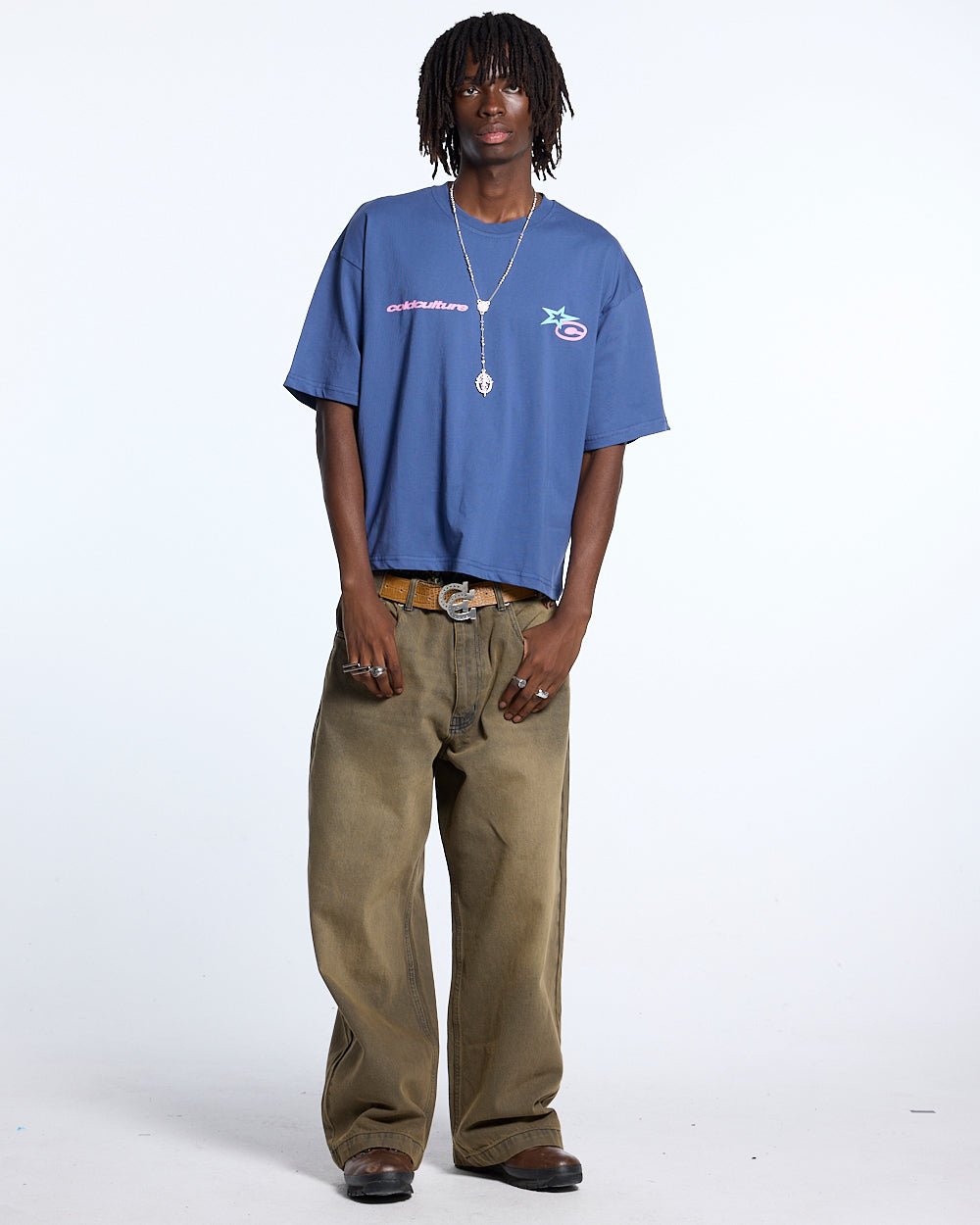 LOVERS POOL TEE COASTAL BLUE
