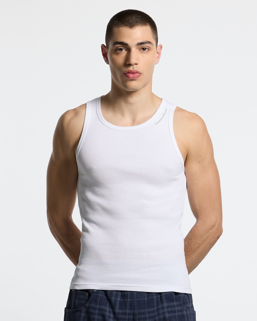 LOW KEY BASIC TANK TOP 2 PACK WHITE & BLACK