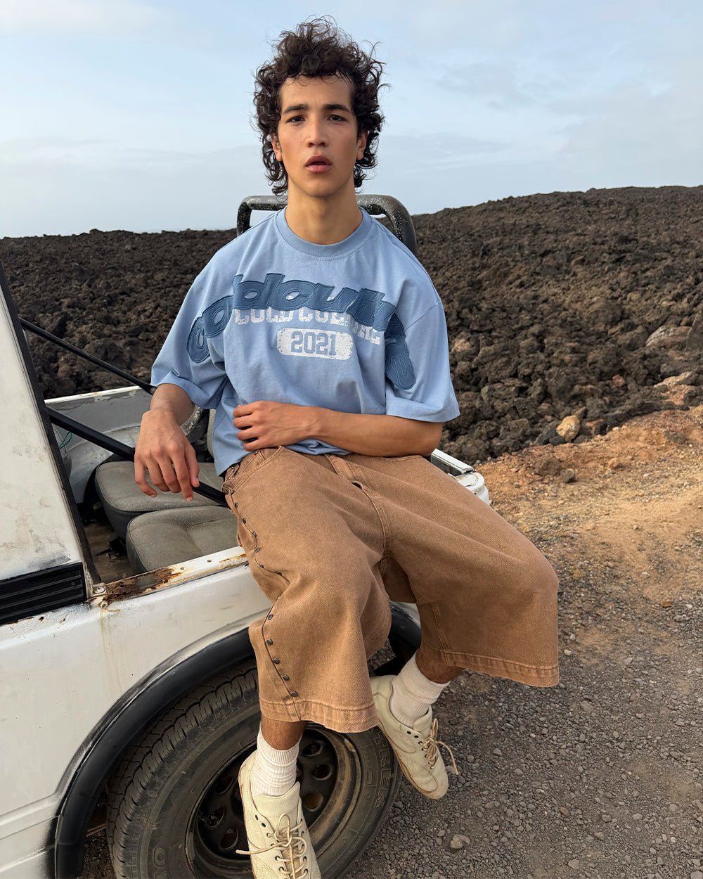 MIX MATCH TEE BLUE