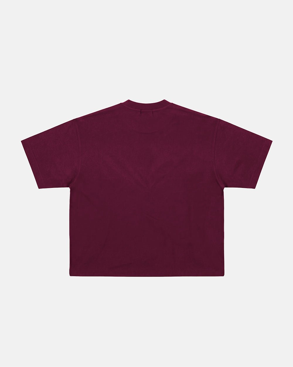 MIX MATCH TEE BURGUNDY