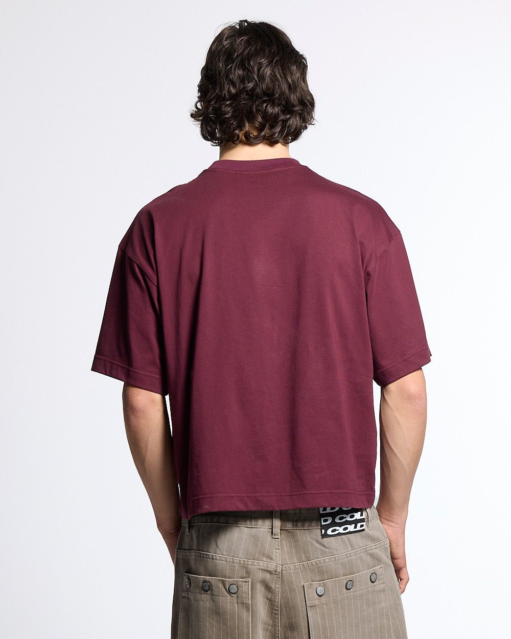 MIX MATCH TEE BURGUNDY