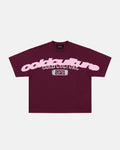 MIX MATCH TEE BURGUNDY