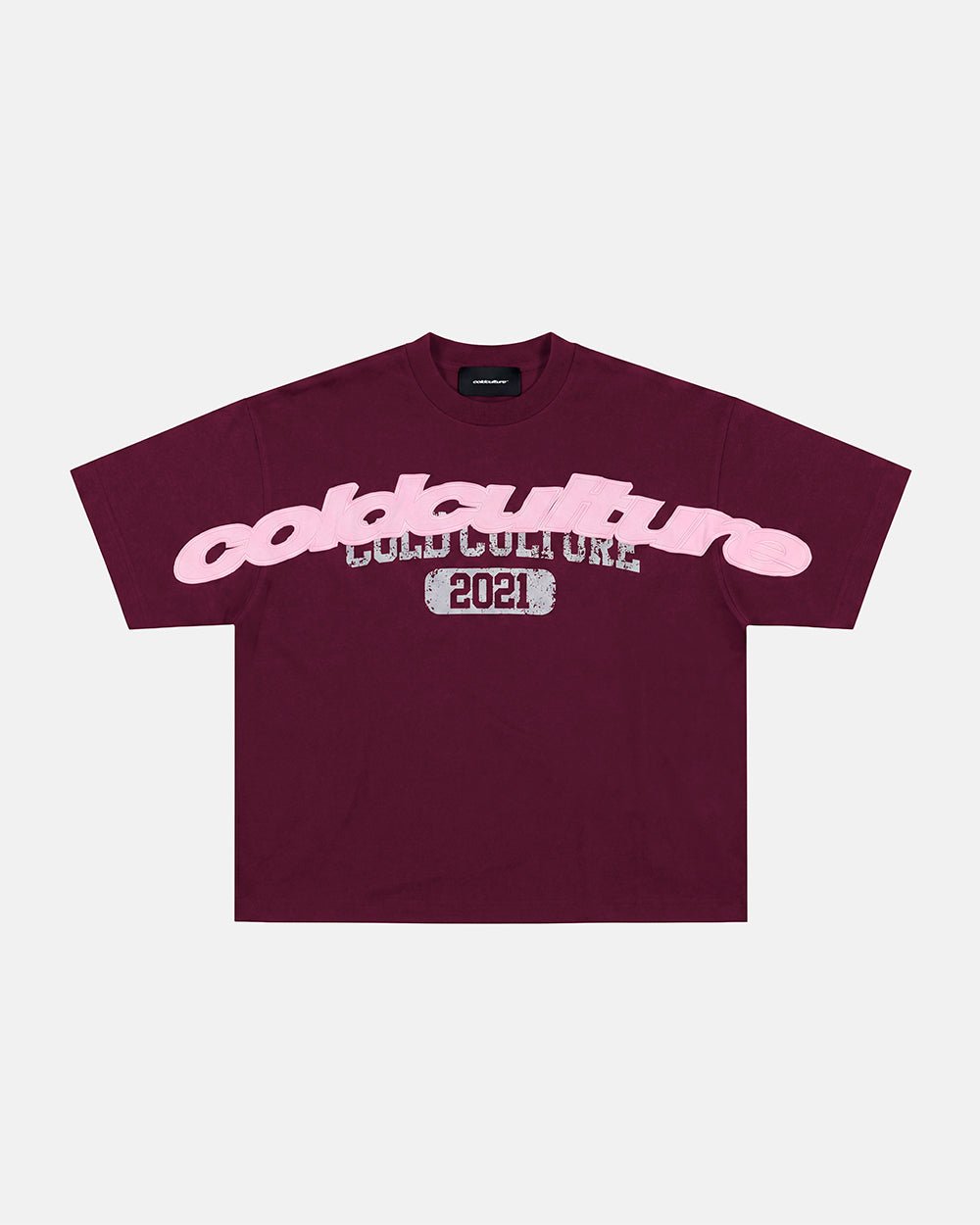 MIX MATCH TEE BURGUNDY