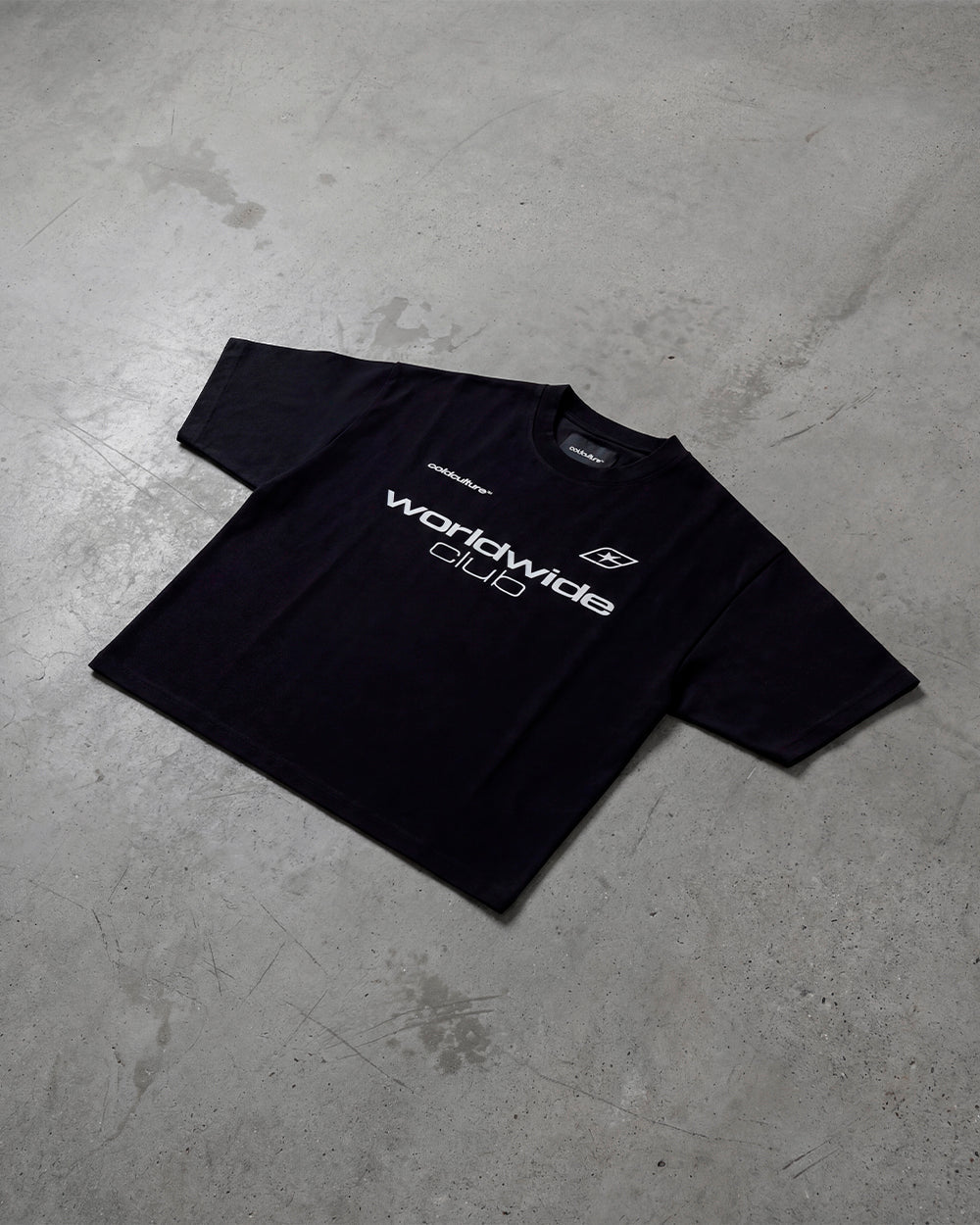 MR WORLDWIDE TEE BLACK
