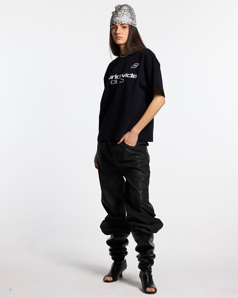 MR WORLDWIDE TEE BLACK