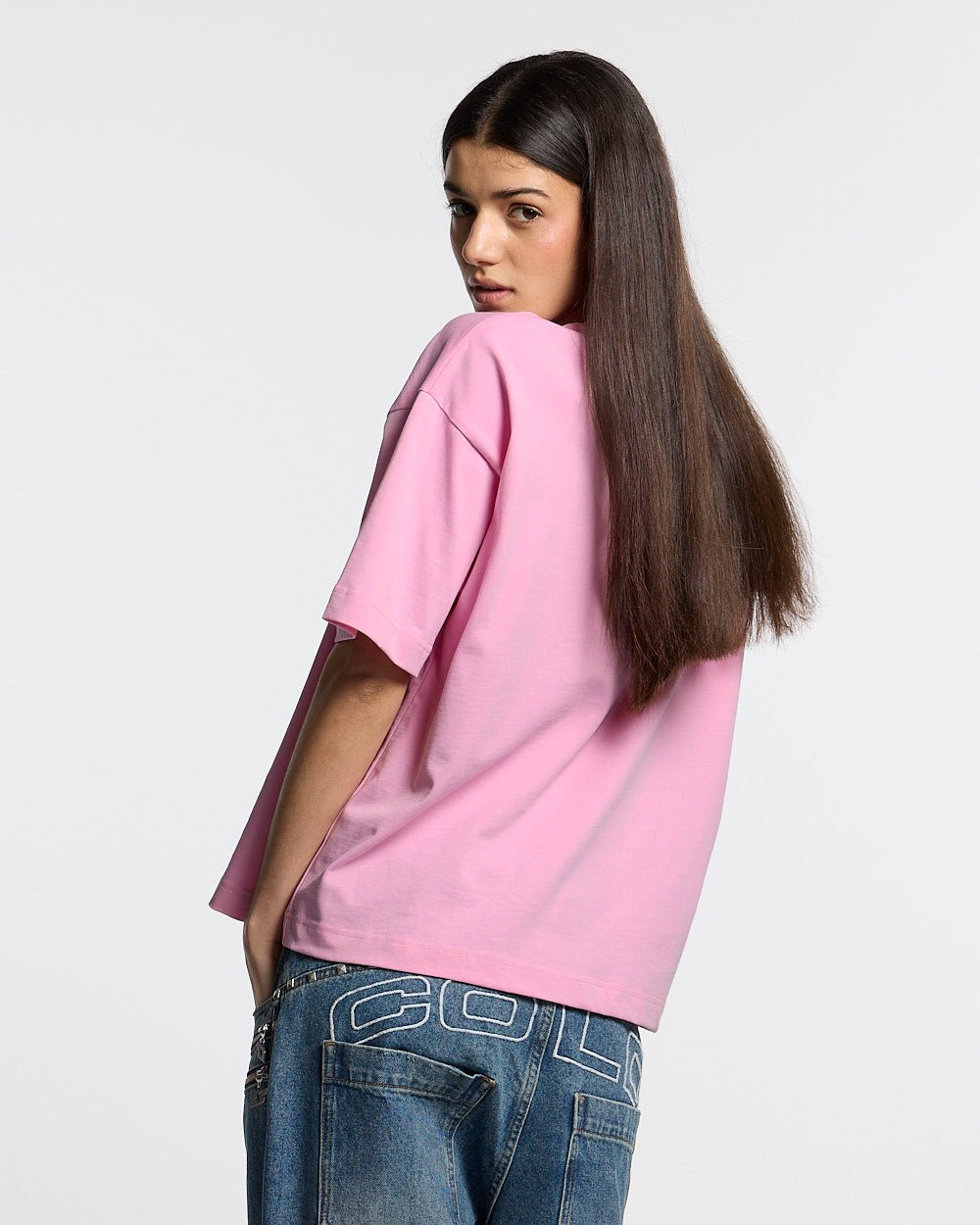 MR WORLDWIDE TEE PINK
