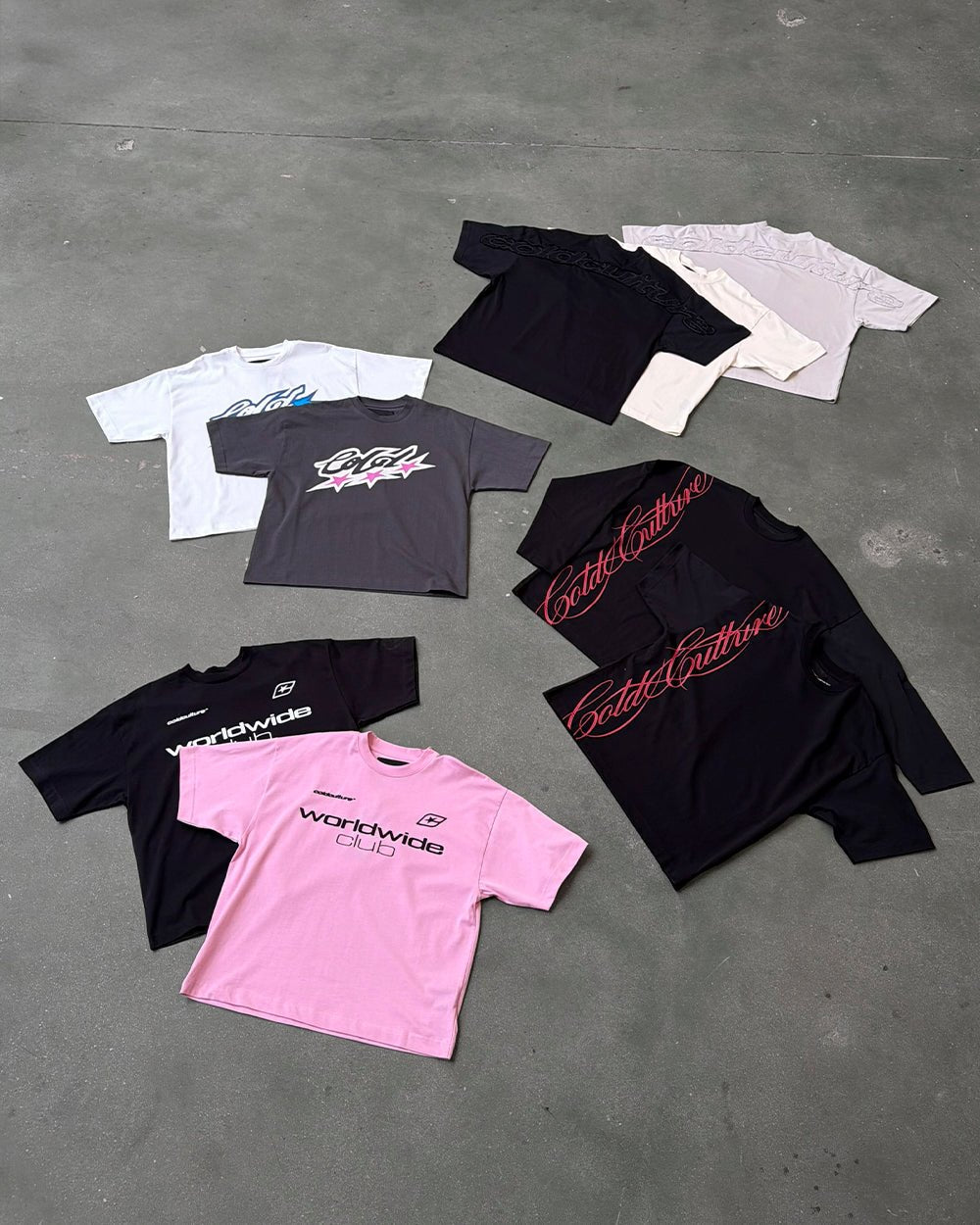 MR WORLDWIDE TEE PINK