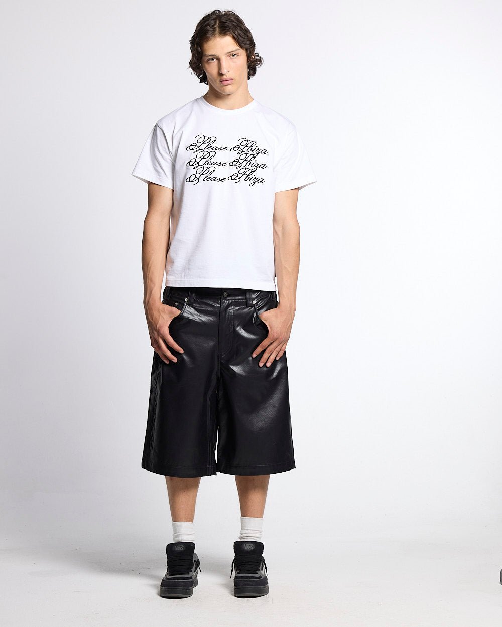PLEASE IBIZA TEE WHITE