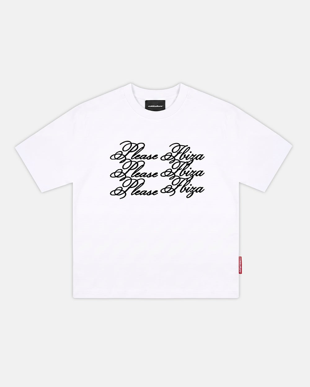 PLEASE IBIZA TEE WHITE