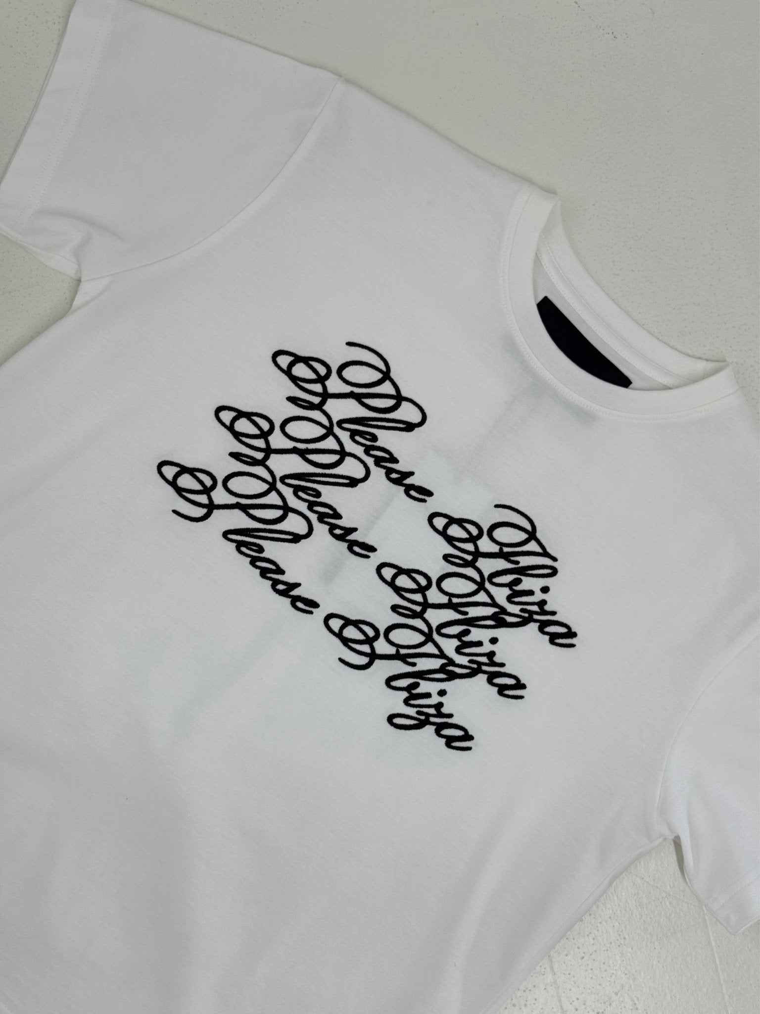 PLEASE IBIZA TEE WHITE