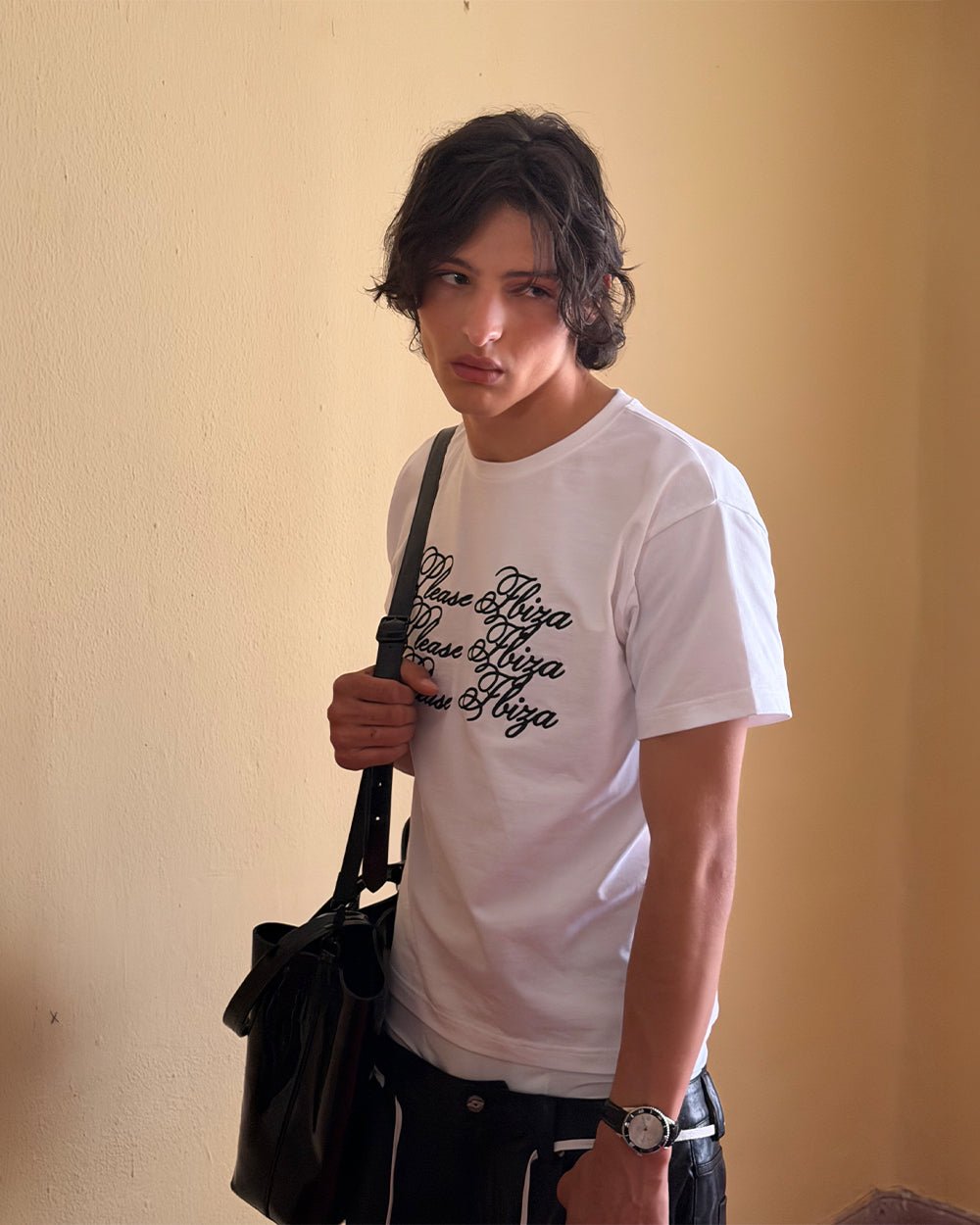 PLEASE IBIZA TEE WHITE