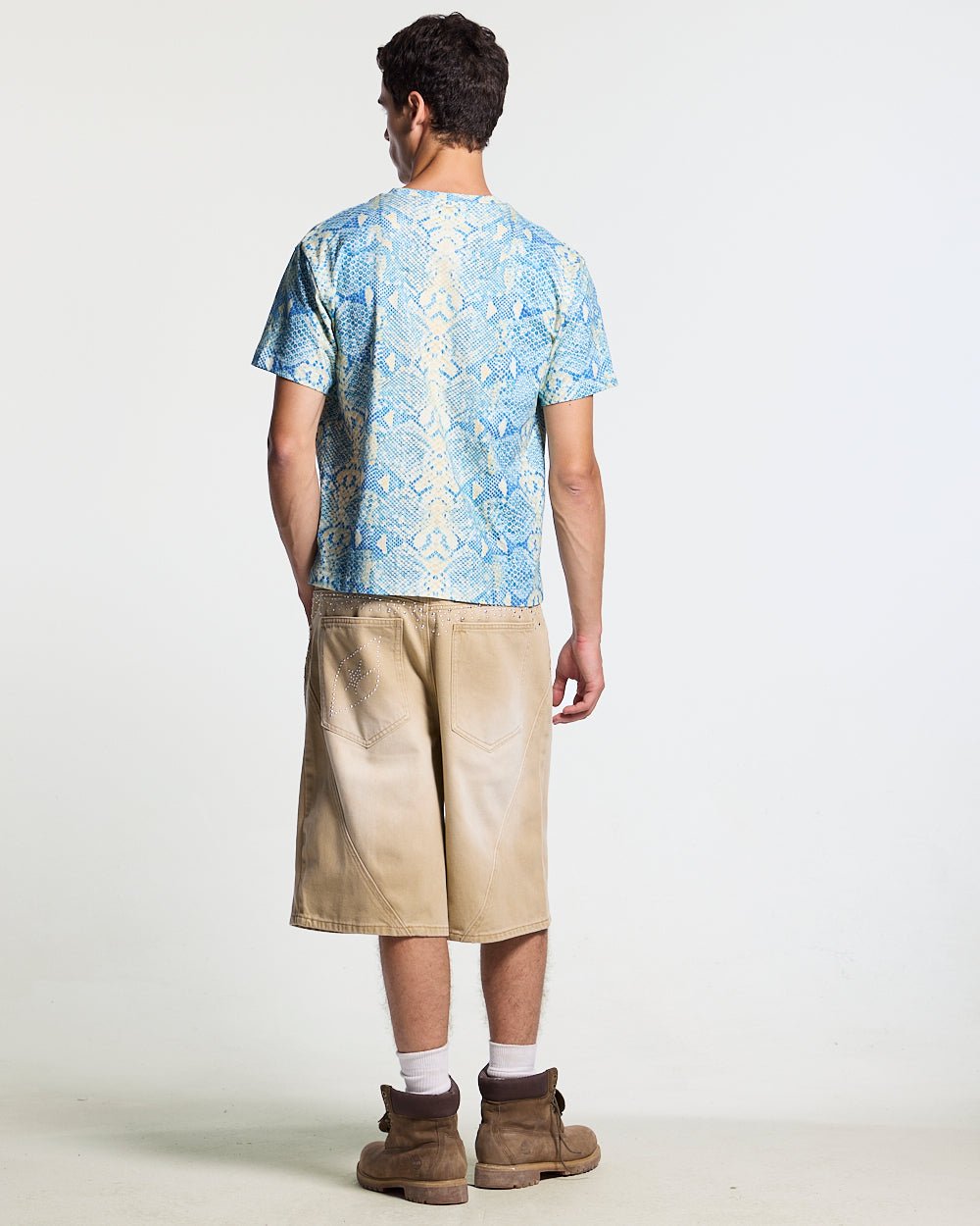 BLURRED TEE BLUE