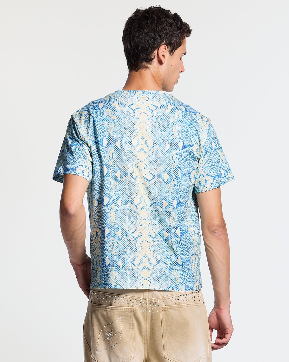 BLURRED TEE BLUE