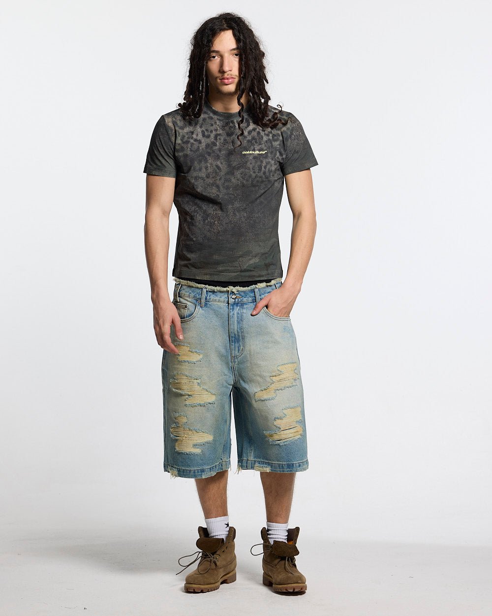 RICH FARMER TEE LEOPARD
