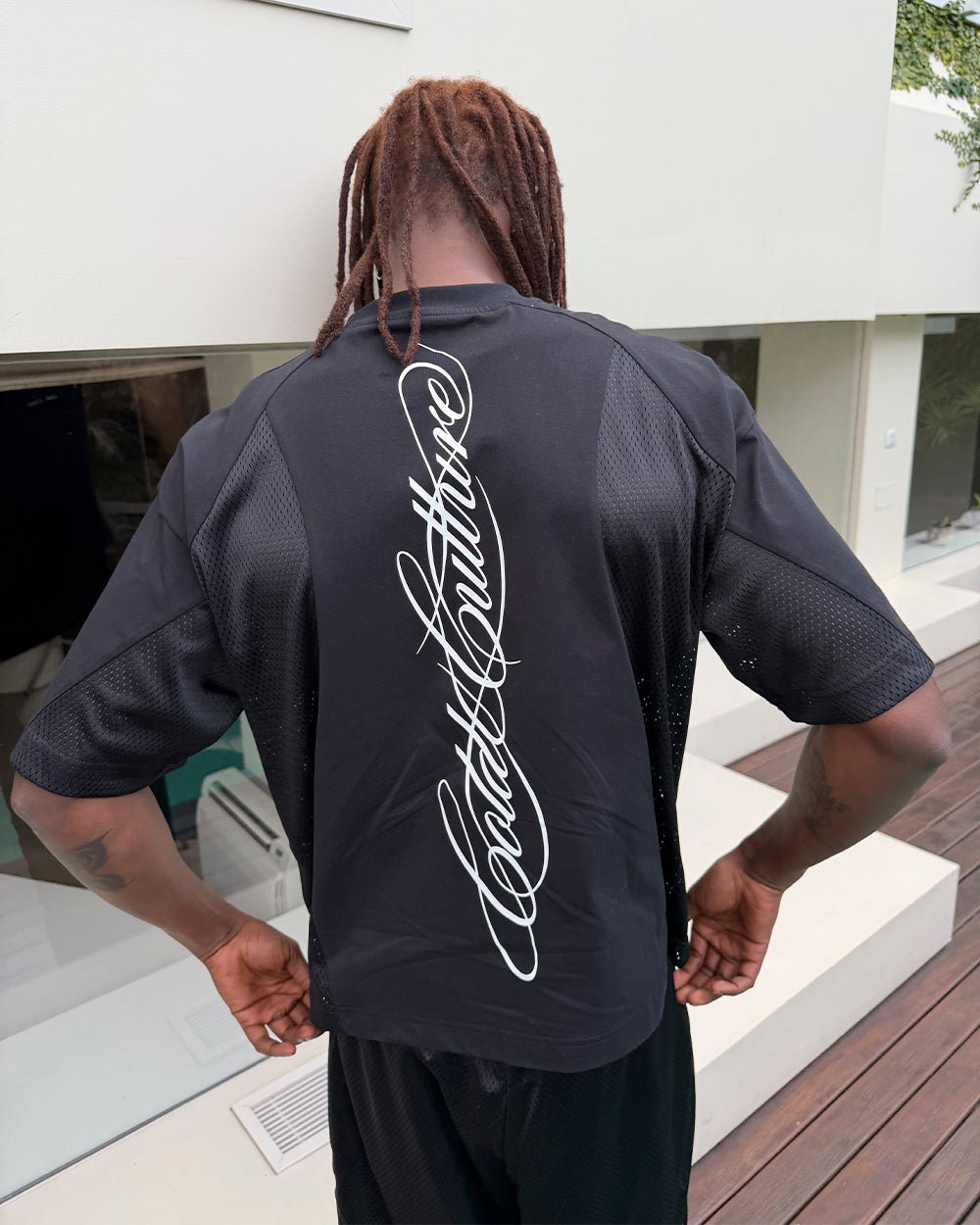 RIOT MESH TEE BLACK