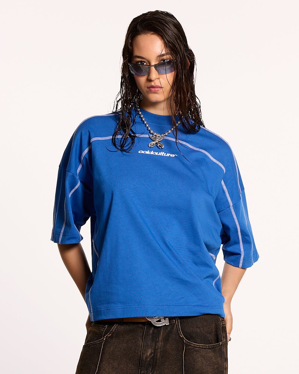 ROLLER TEE BLUE
