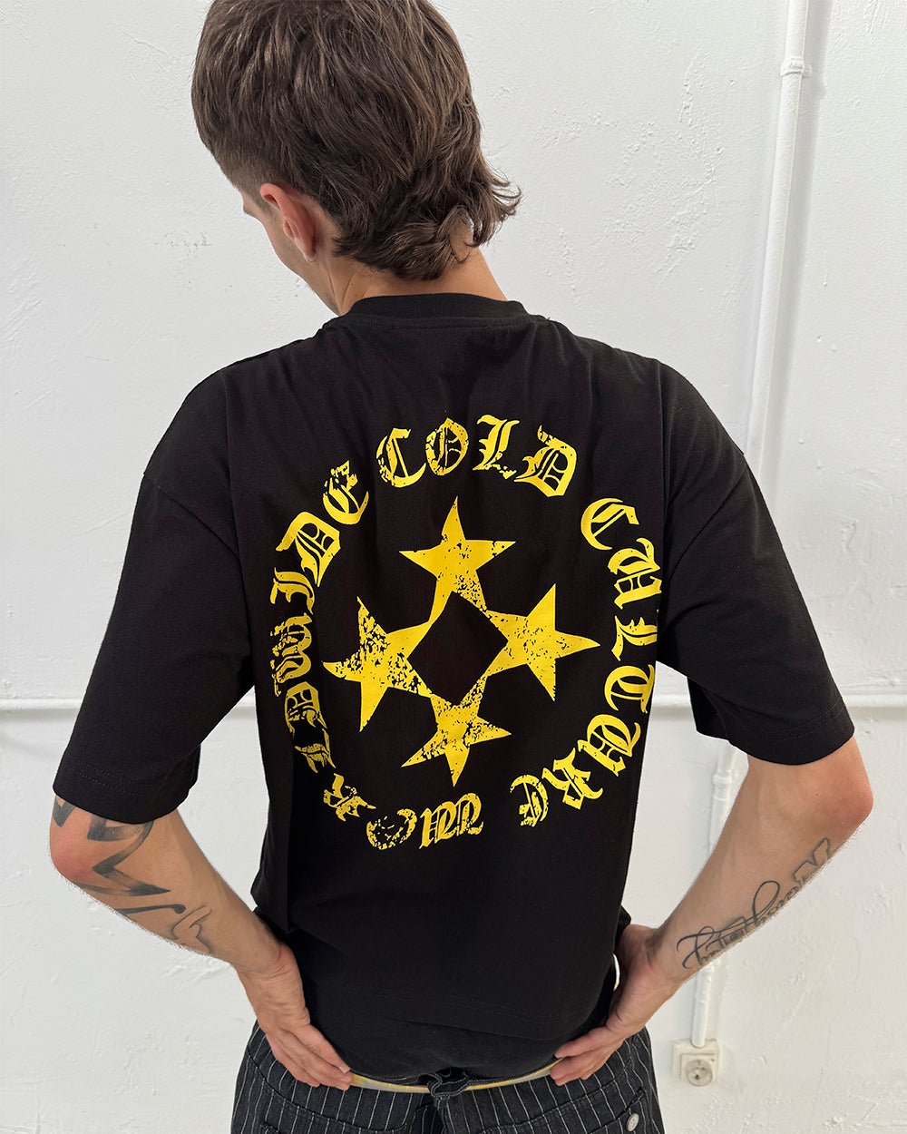 SCATTER TEE BLACK
