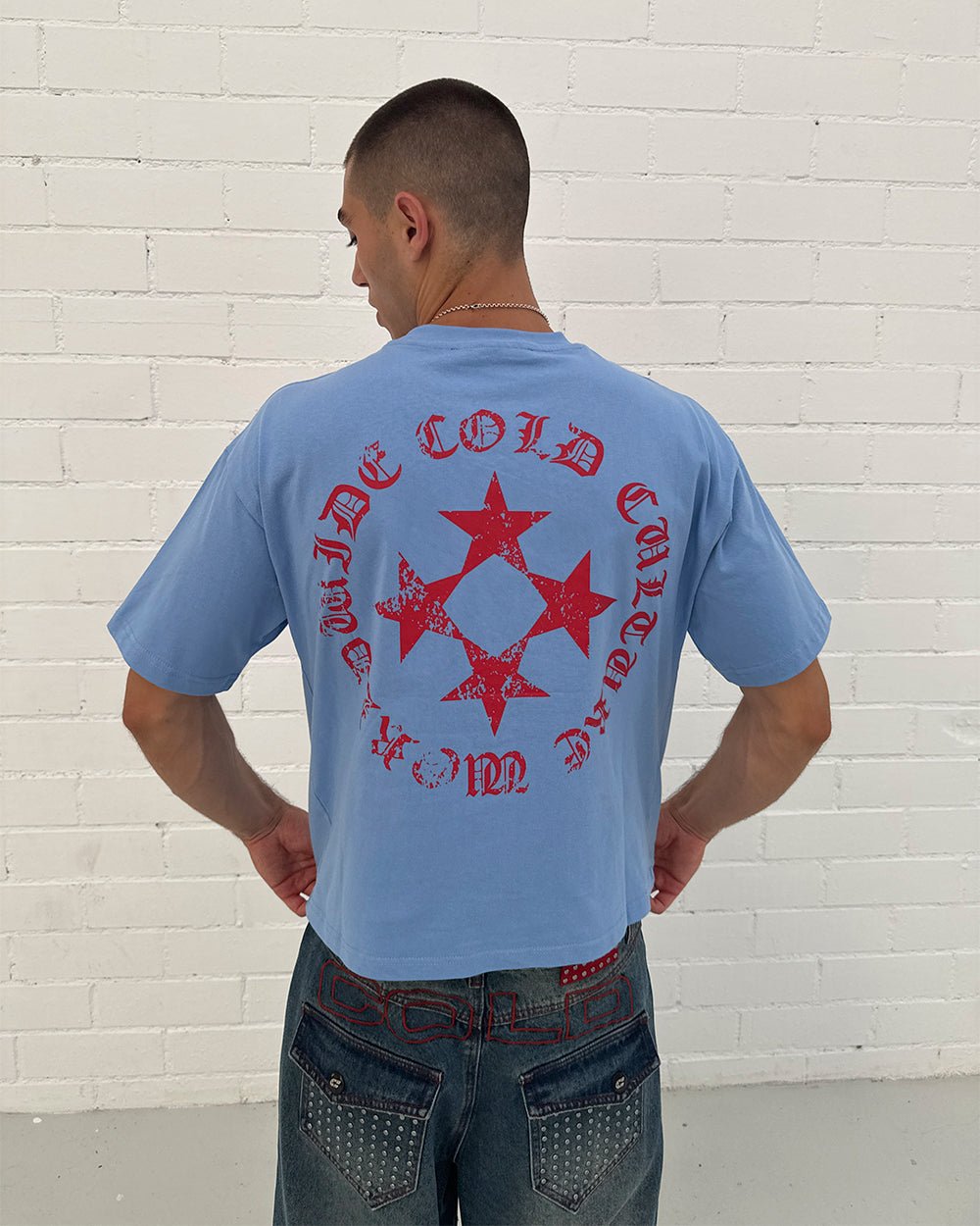 SCATTER TEE BLUE