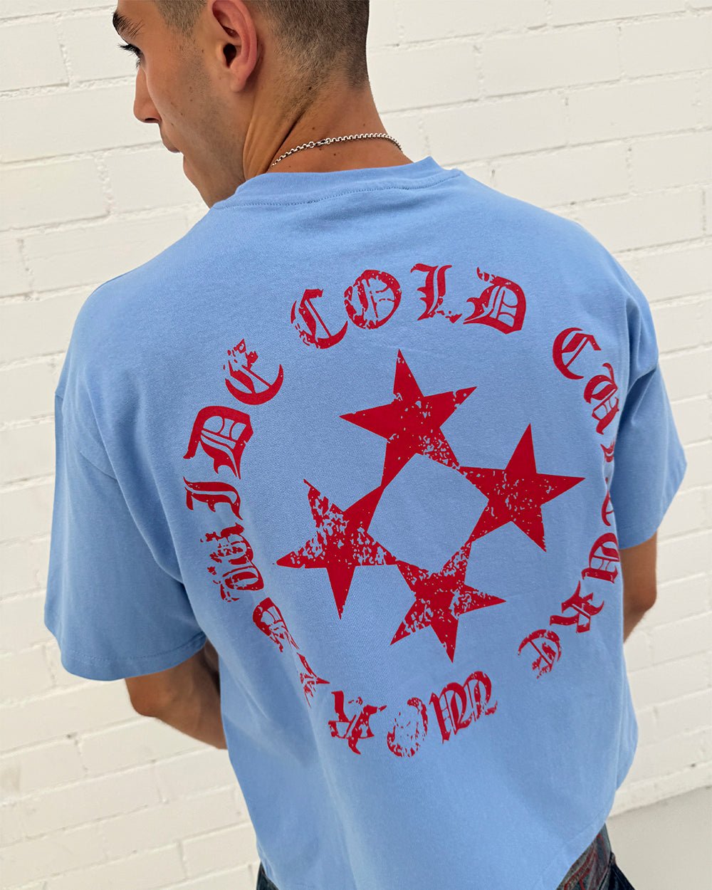 SCATTER TEE BLUE