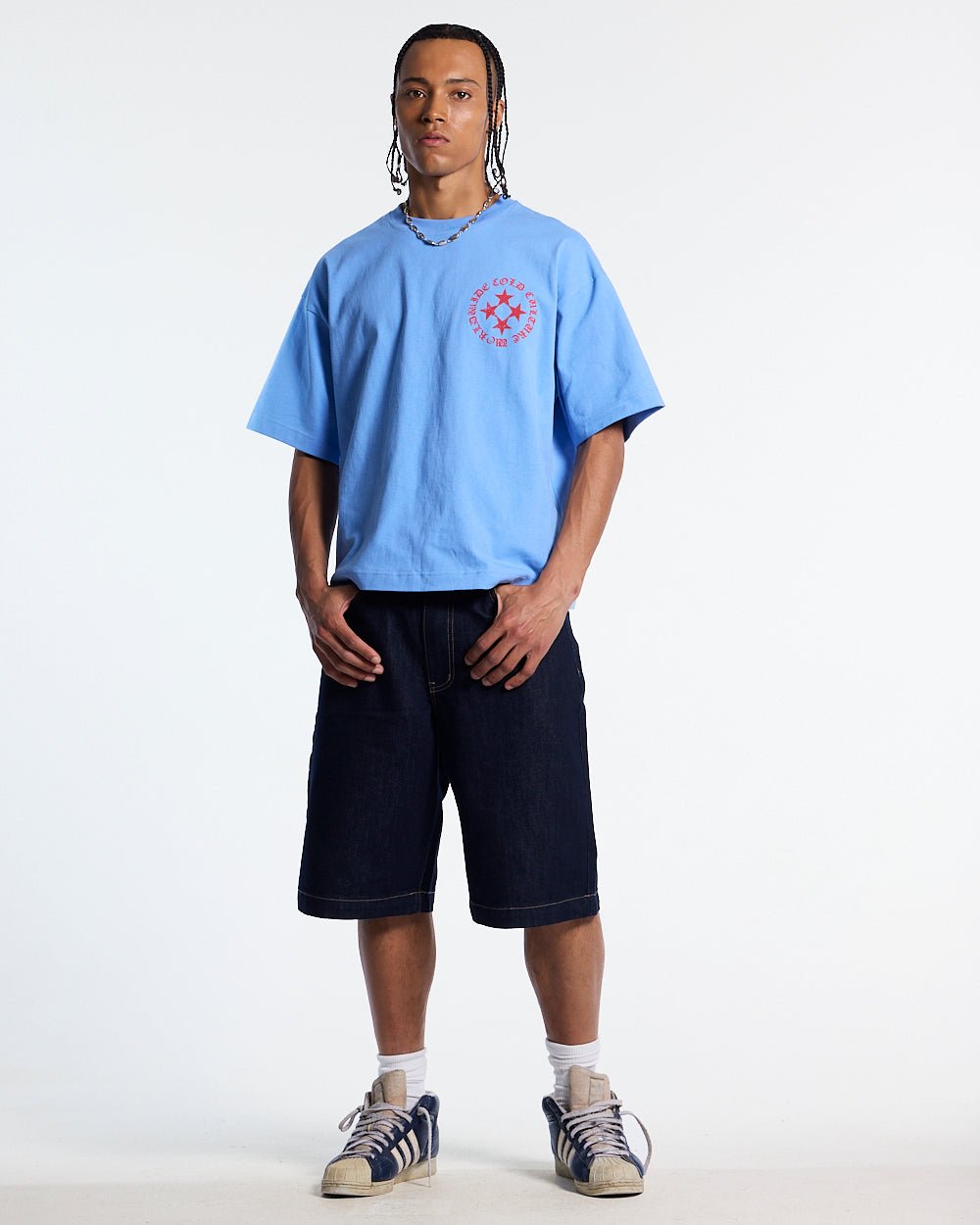 SCATTER TEE BLUE