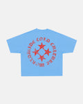 SCATTER TEE BLUE