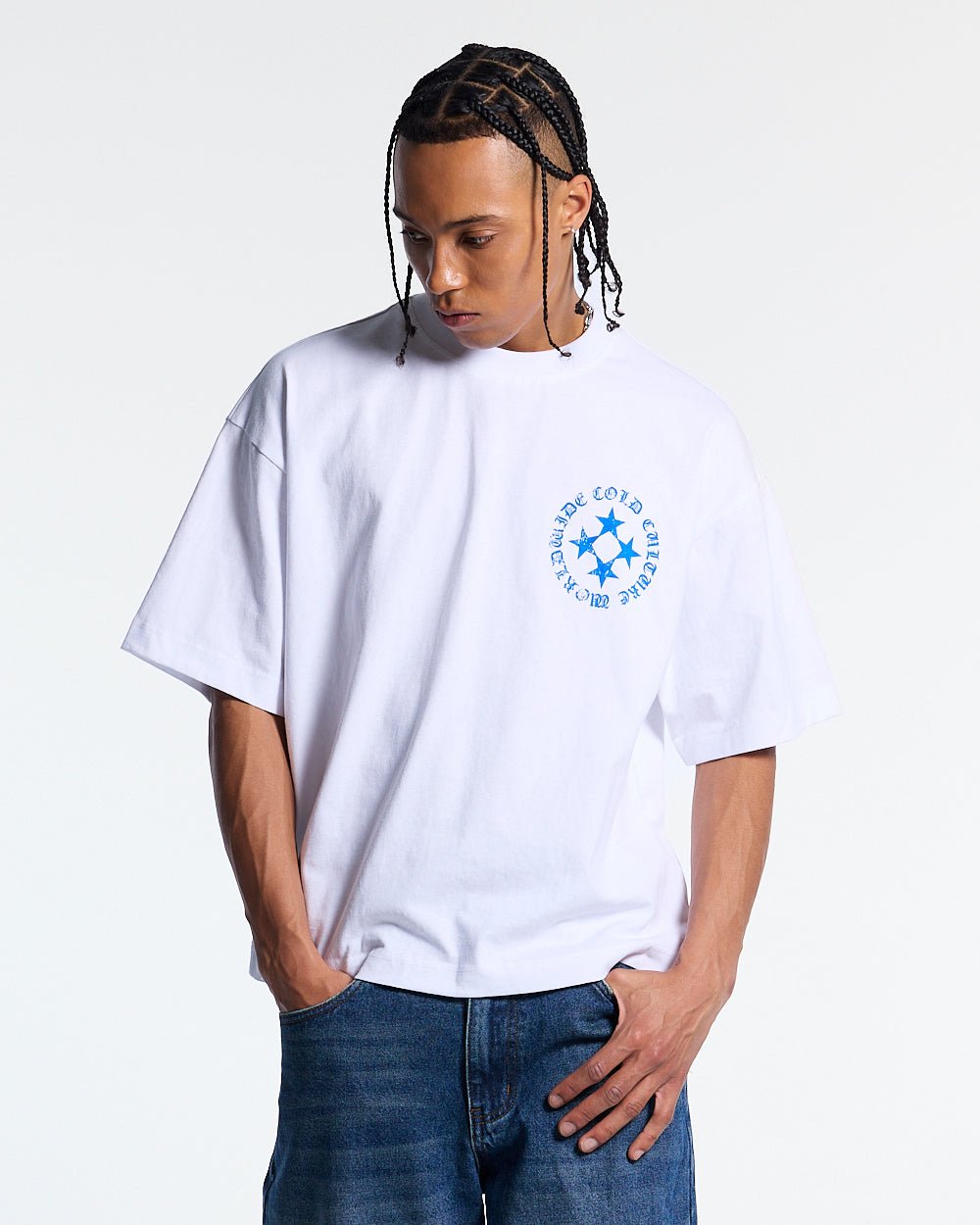 SCATTER TEE WHITE