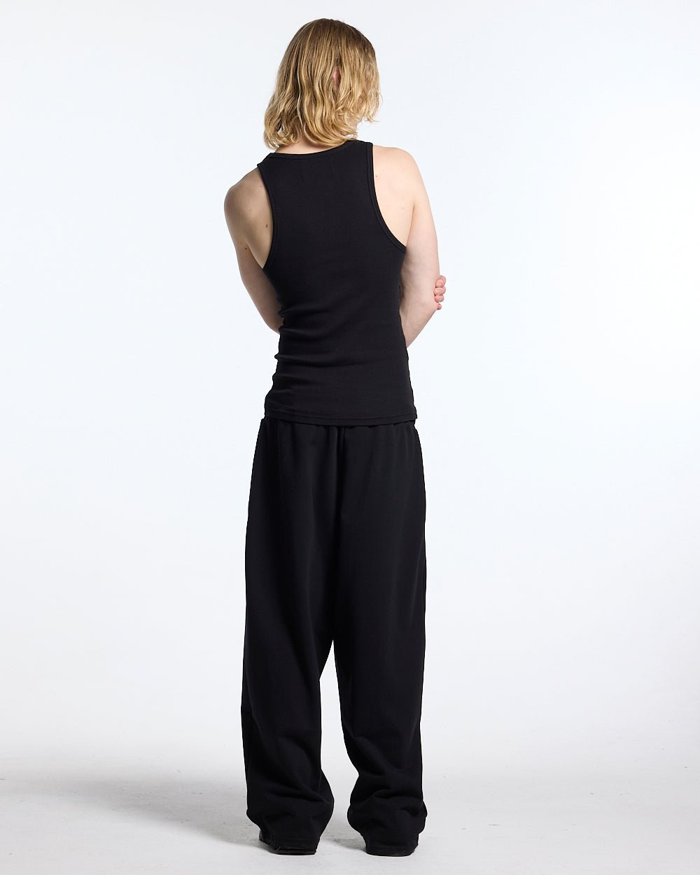 SCRIPT TANK TOP BLACK