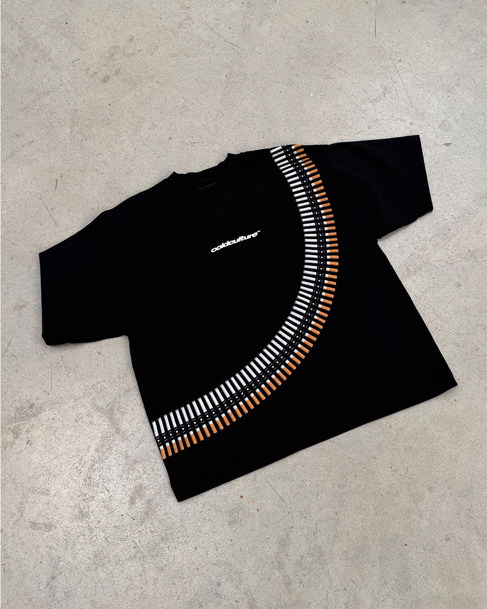 SMOKE BULLETS TEE BLACK