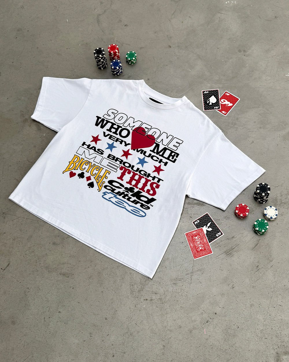 SOUVENIR BICYCLE TEE WHITE
