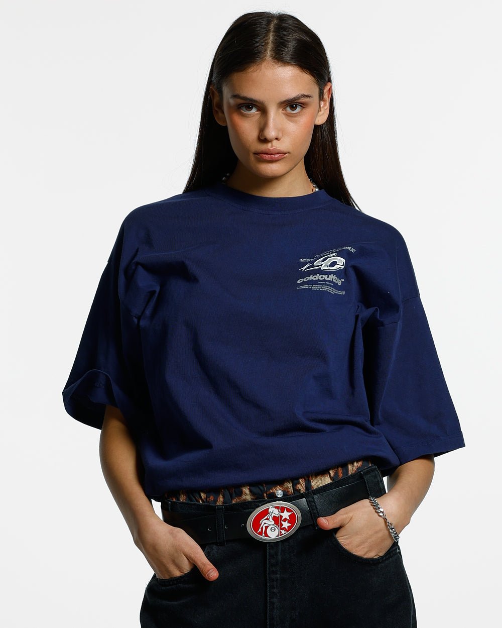 SPARKLY TEE COSMIC BLUE